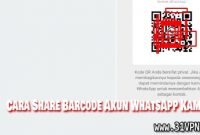 Cara Share Barcode Akun WhatsApp Kamu